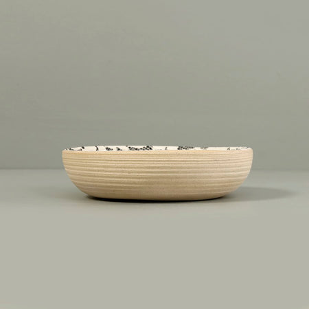 Terrafirma Dessert Bowl / Fern / Black