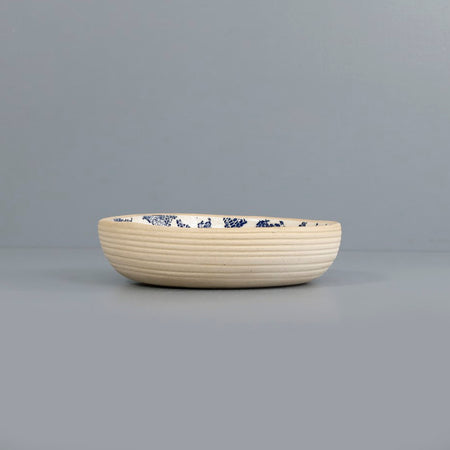 Terrafirma Dessert Bowl / Fern / Cobalt