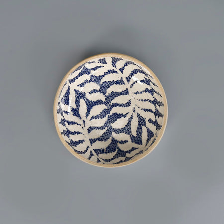 Terrafirma Dessert Bowl / Fern / Cobalt