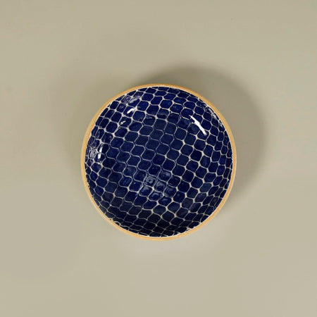 Terrafirma Dessert Bowl / Taj / Cobalt