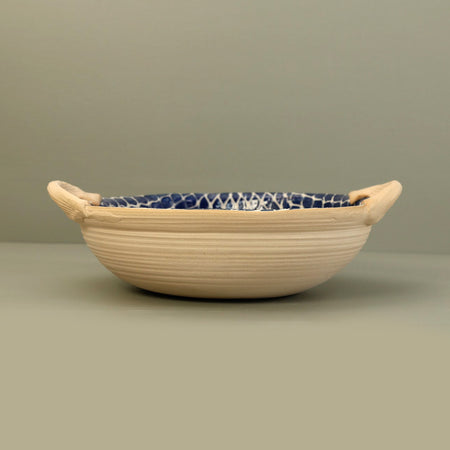 Terrafirma Handled Veggie Bowl / Cobalt / Taj