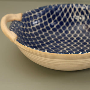 Terrafirma Handled Veggie Bowl / Cobalt / Taj