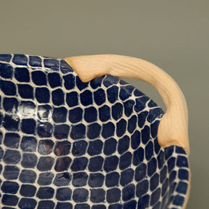 Terrafirma Handled Veggie Bowl / Cobalt / Taj