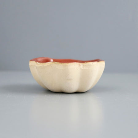 Terrafirma Mini Scallop Bowl / Poppy