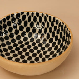 Terrafirma Soup Bowl / Dot / Black