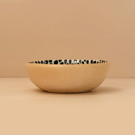 Terrafirma Soup Bowl / Dot / Black