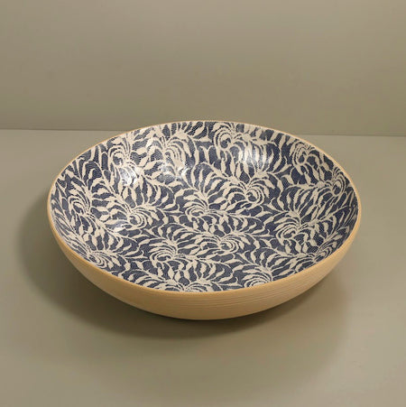 Terrafirma Super Serving Bowl / Laurel / Cobalt