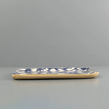 Terrafirma Tidbit Serving Tray / Aspen / Cobalt