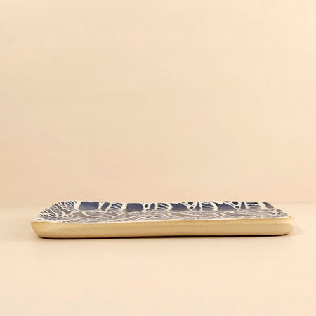 Terrafirma Tidbit Serving Tray / Tahiti / Cobalt