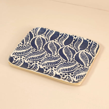 Terrafirma Tidbit Serving Tray / Tahiti / Cobalt