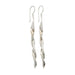 Cast Partridge Pea Seed Pod Earrings / Sterling
