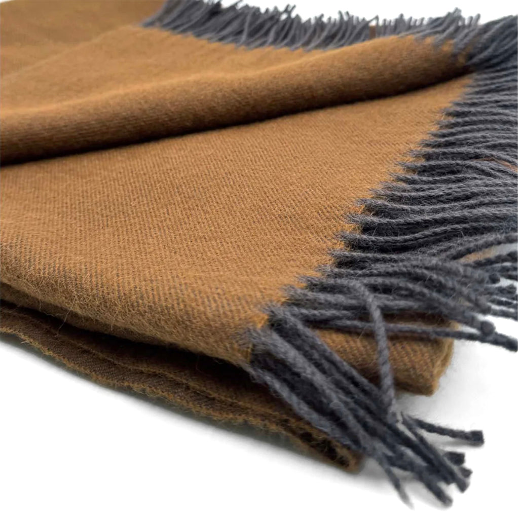 Baby Alpaca Throw Blanket / Tapenade