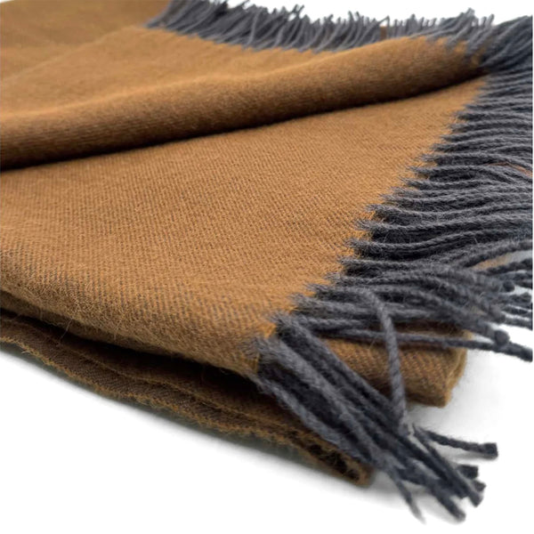 Baby Alpaca Throw Blanket / Tapenade