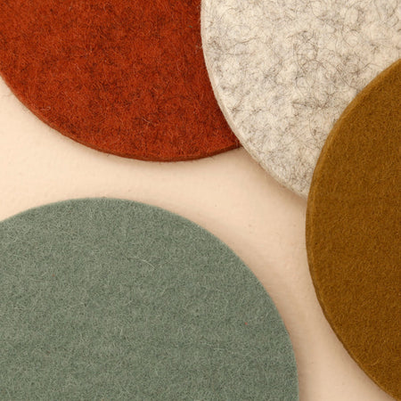 Graf Lantz Round Coaster 4pc Pack / Tinsel
