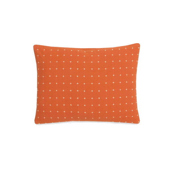 Tiny Cross-Stitch Pillow / Apricot