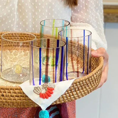 Tirache Tumbler / Apple Green & Amethyst