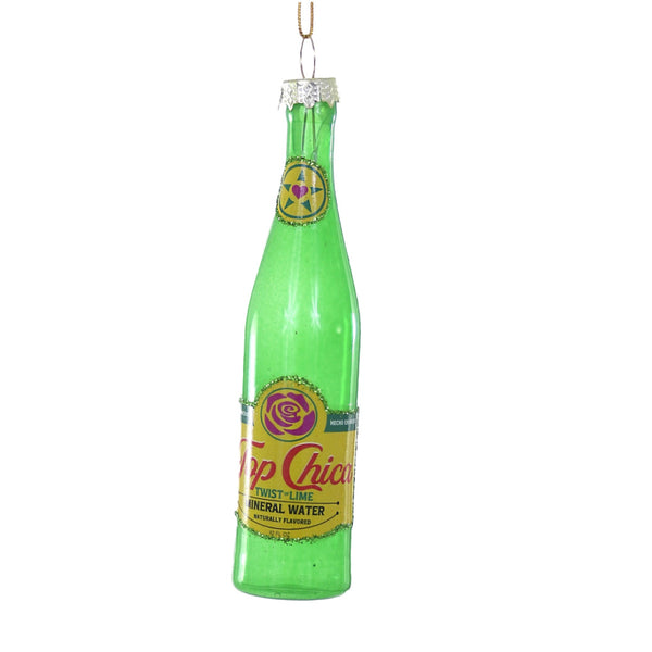 Top Chica Glass Ornament