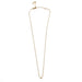 Triangle Champagne Pendant Necklace