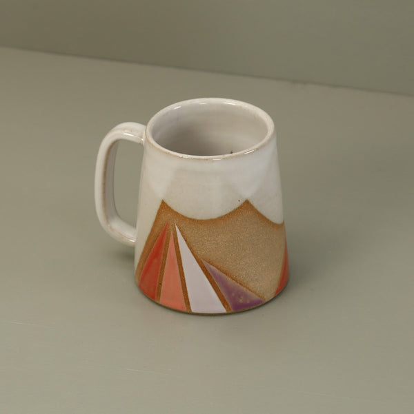 Triangles Mug / Coral