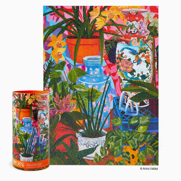 Tropical Vases Still Life Puzzle