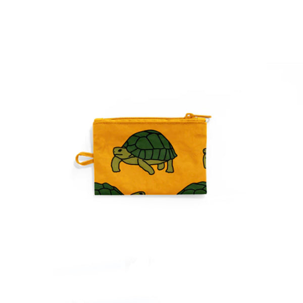 Baggu Flat Small Zip Pouch / Turtles