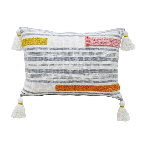 Vibhsa Pillow / Multicolor Braided