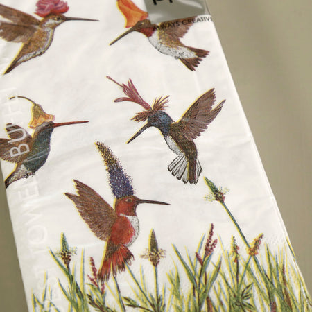 Vicki Sawyer Paper Guest Towel Napkins / Meadow Buzz