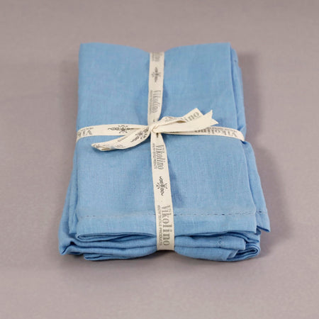 Vikolino Linen Napkin Sets (4pc) / Vista Blue