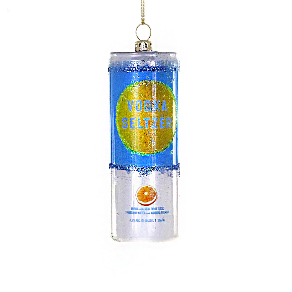 Vodka Seltzer Glass Ornament