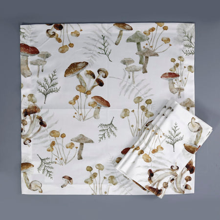 Wild Mushrooms Napkin Set 4pc