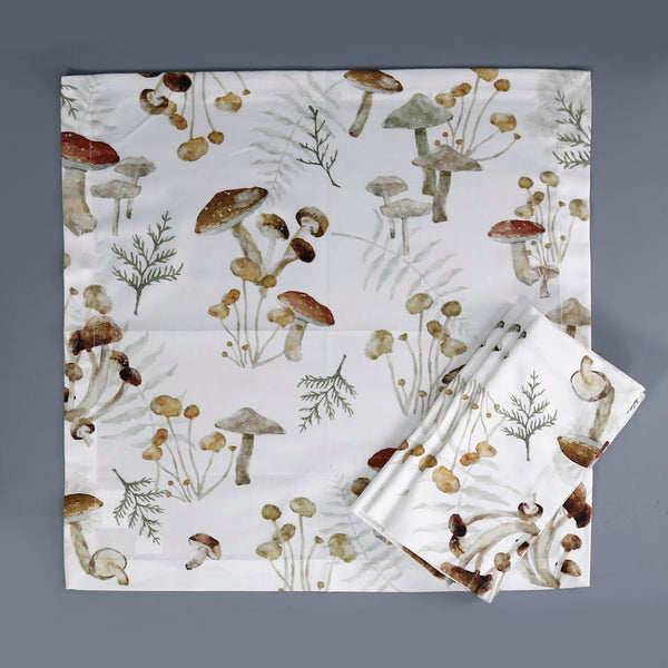 Wild Mushrooms Napkin Set 4pc
