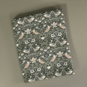 William Morris Linen Tablecloth / Strawberry Thief