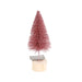 Wine Glitter Bottle Brush Tree / Small