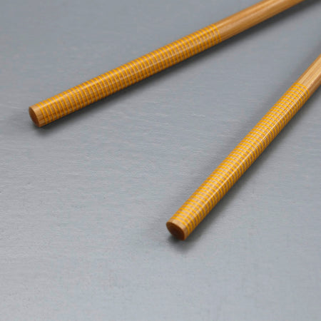 Yellow Bamboo Chopsticks / One Pair