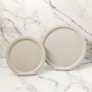 Neu Dinner Plate / Mauve Grey