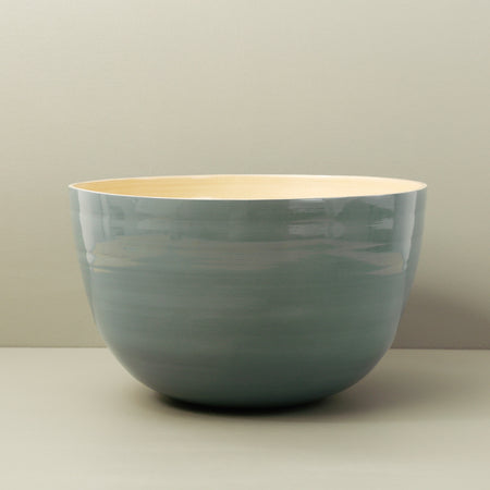 Bamboo Mixing Bowl / Dove Blue