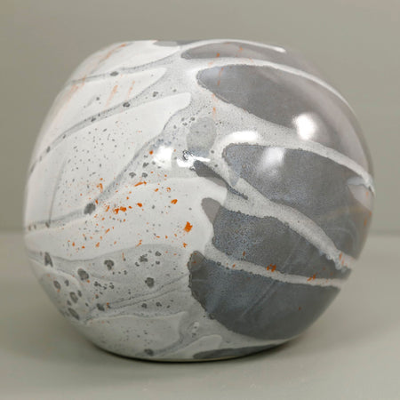 Medium Sphere Vase / Marble Grey