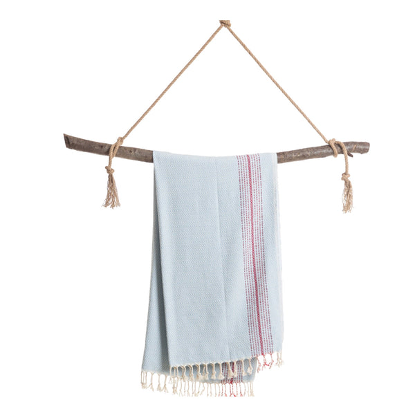 Turkish Cotton Bath Towel / Amada Light Blue