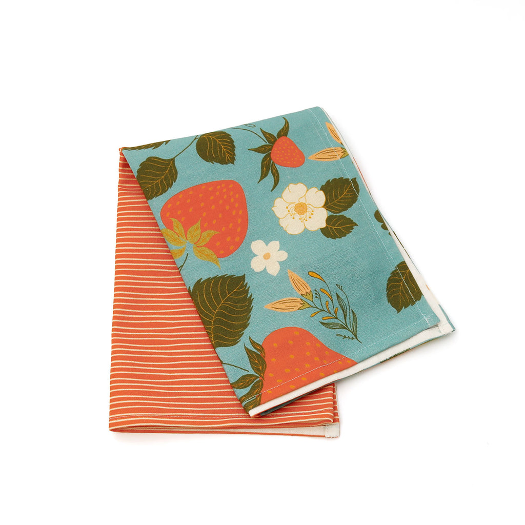 Strawberry Fields Fruit Cotton Tea Towel