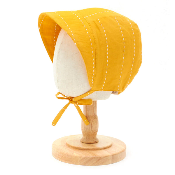 Brimmed Baby Bonnet / Mustard