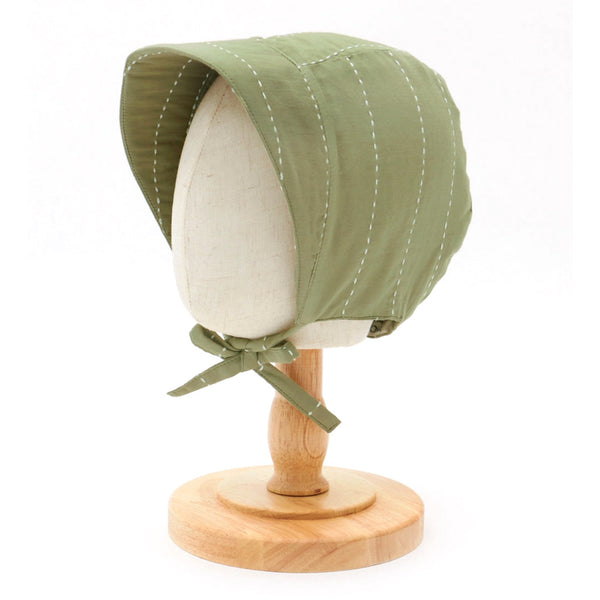 Brimmed Baby Bonnet / Sage