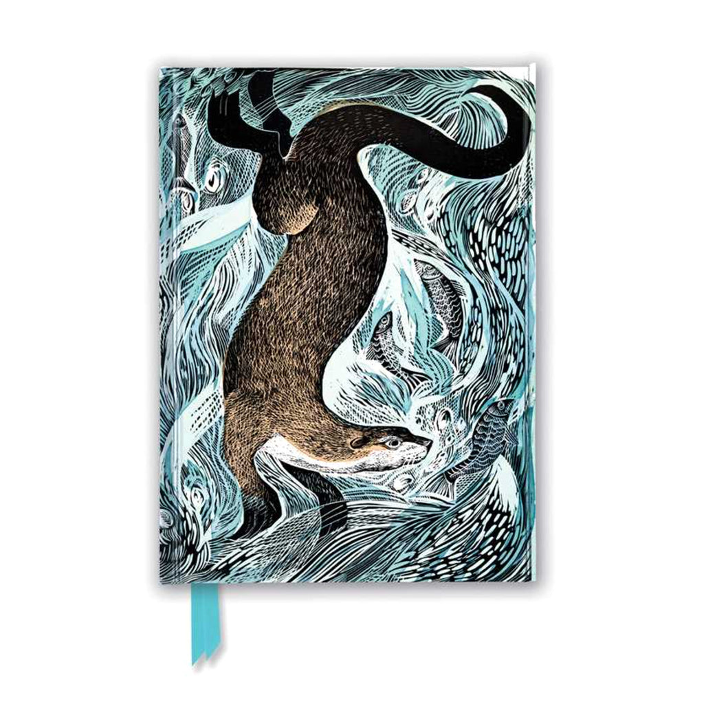 Angela Harding Notebook / Fishing Otter