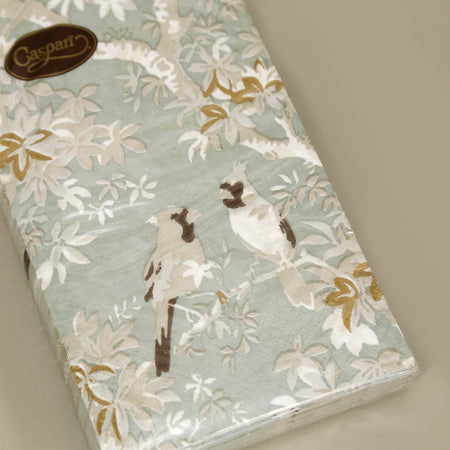 Caspari Paper Guest Napkins / Scenic Songbirds