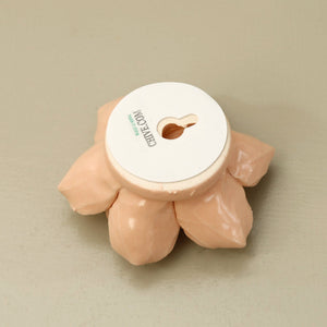 Ceramic Flower / Apricot Snowdrop
