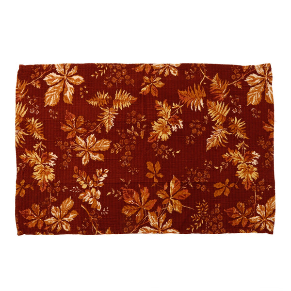 Printed Waffle Tea Towel / Adirondack / Wine
