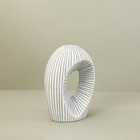 Mini Artura Vase / Blue Dash