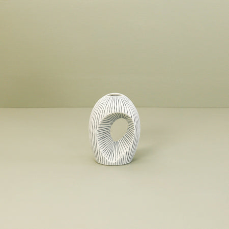 Mini Artura Vase / Blue Dash