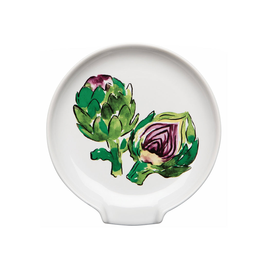 Ceramic Spoon Rest / Artichoke