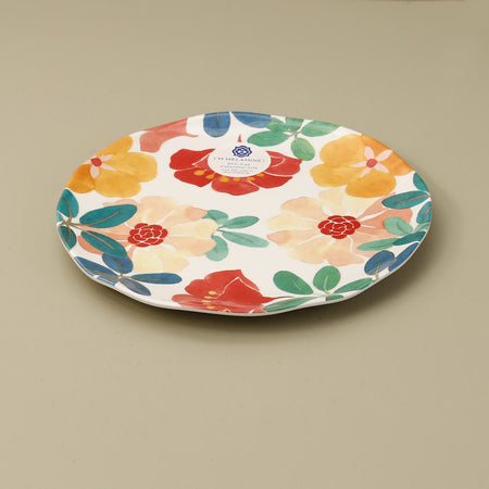 Audrey Floral Melamine Salad Plate