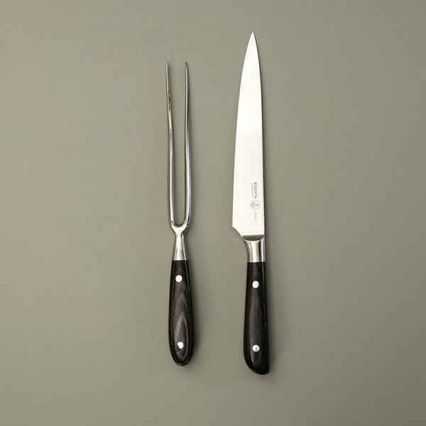 Avanta Damascus Carving Set / 2pc